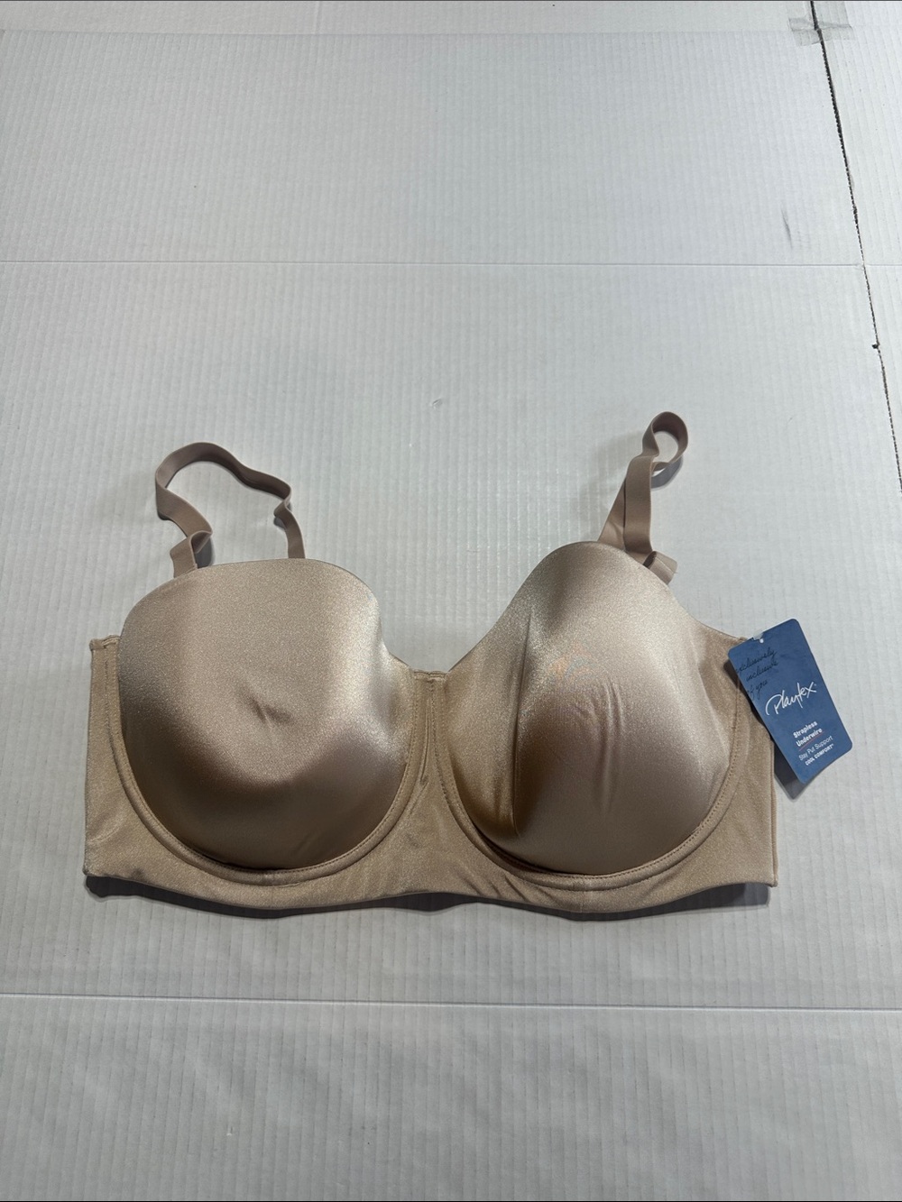 NWT Playtex strapless underwire Smooth Nude Bra with Light Support size 40DD